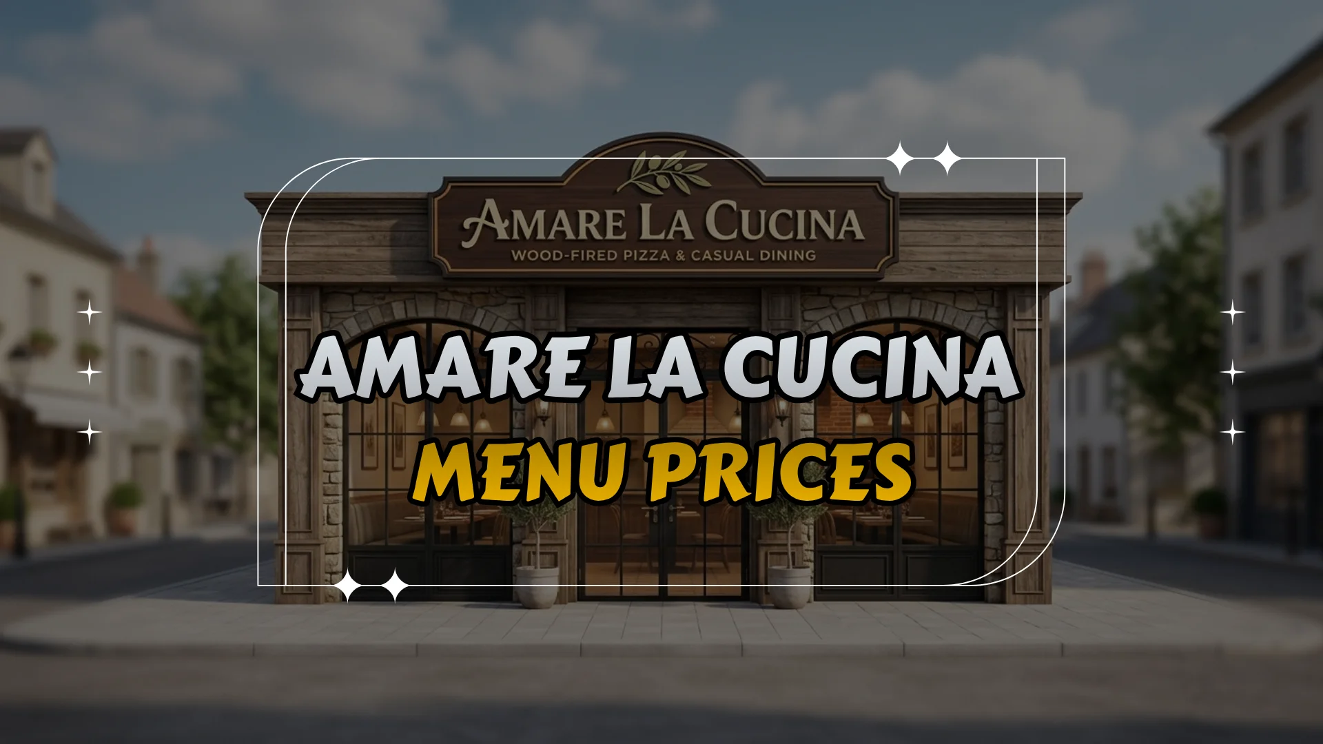 Amare La Cucina Menu Prices