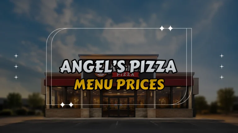 Angel’s Pizza Menu Prices