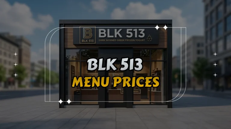 BLK 513 Menu Prices