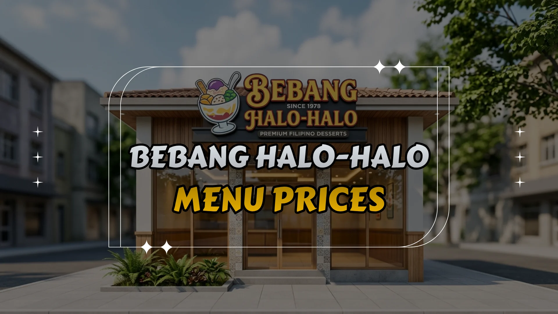 Bebang Halo-Halo Menu Prices