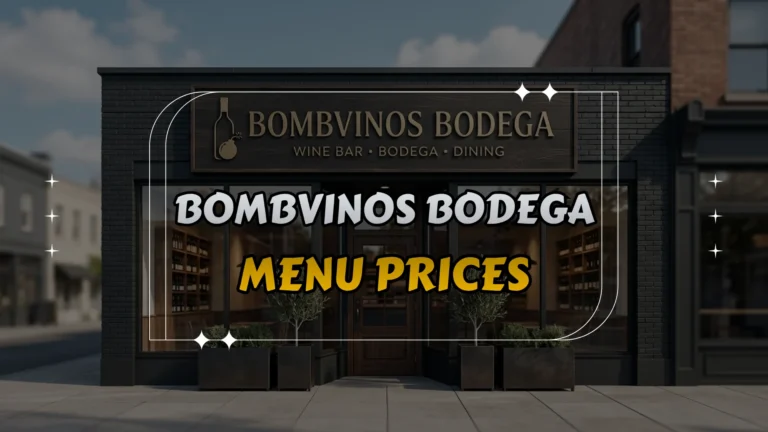 Bombvinos Bodega Menu Prices