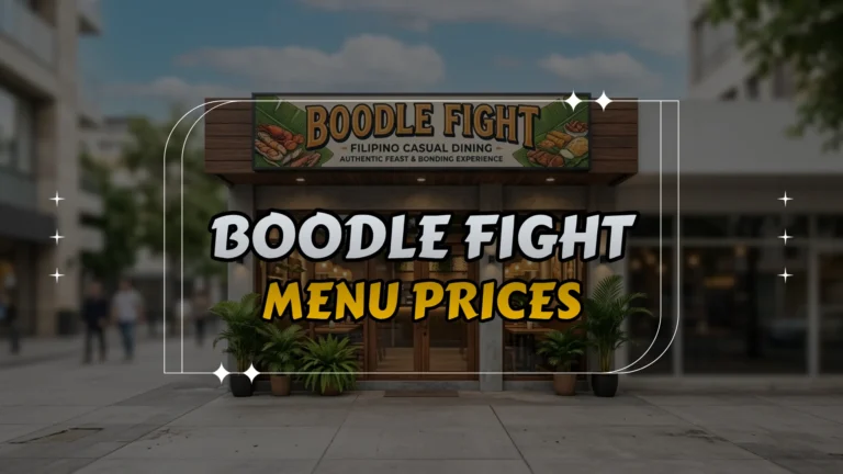 Boodle Fight Menu Prices