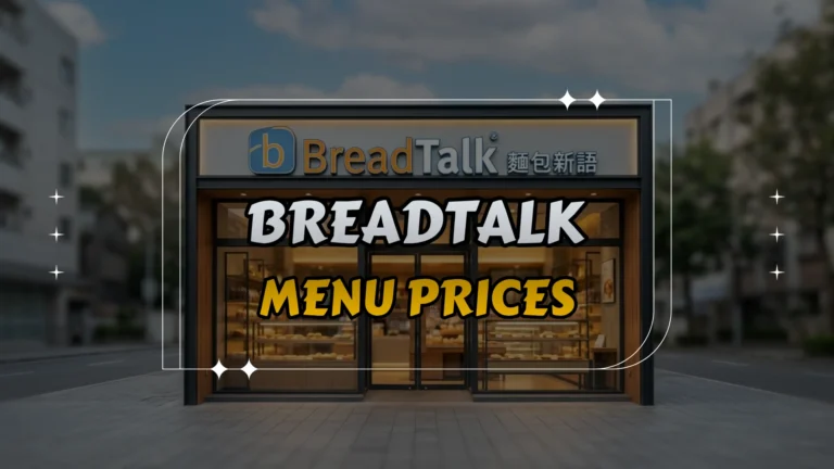 BreadTalk Menu Prices