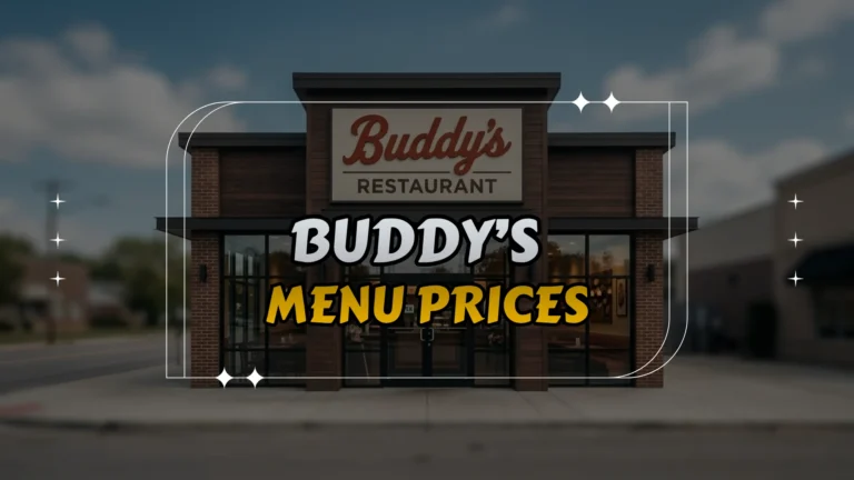Buddy’s Menu Prices