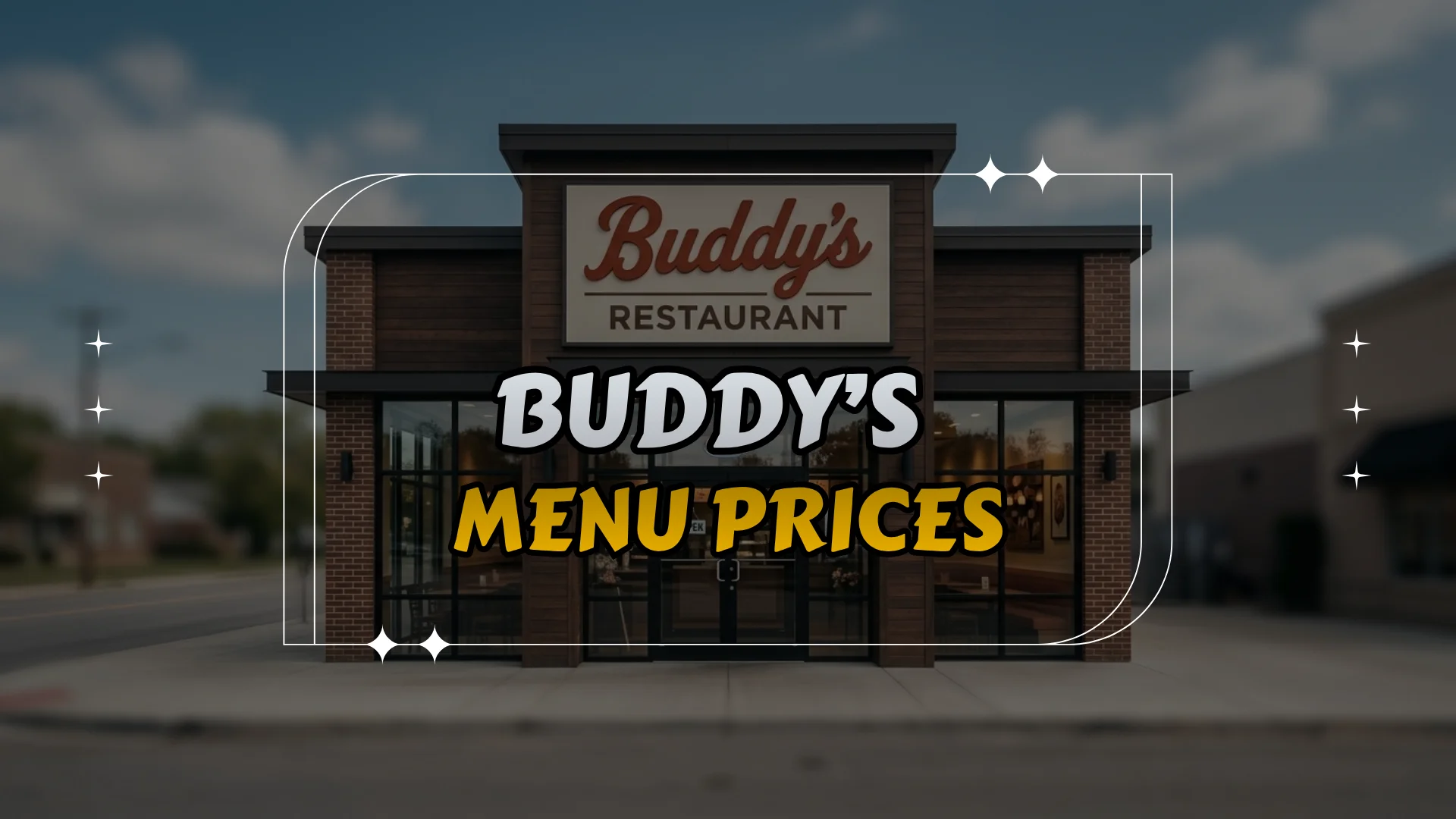 Buddy’s Menu Prices