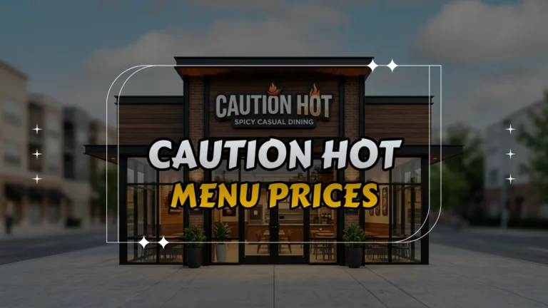 Caution Hot Menu Prices