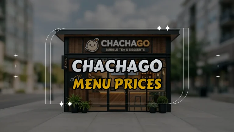 Chachago Menu Prices