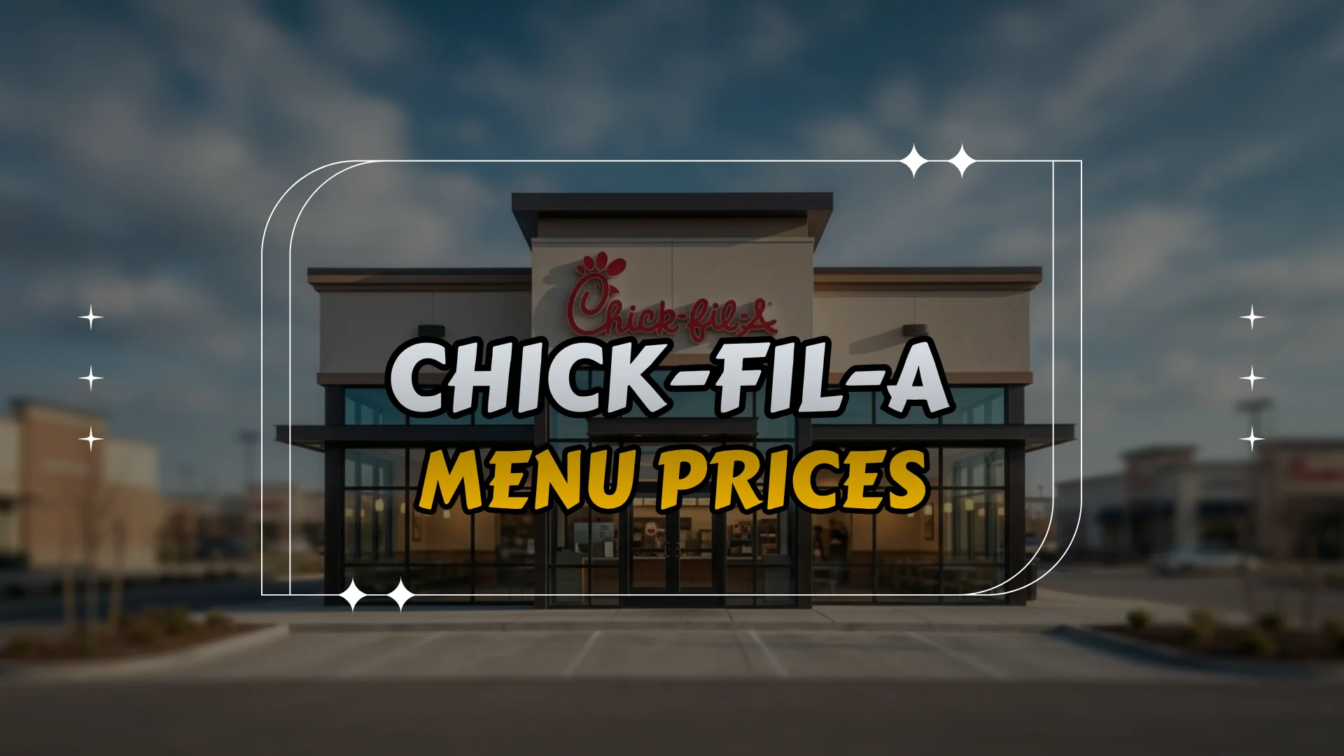 Chick-fil-A Menu Prices