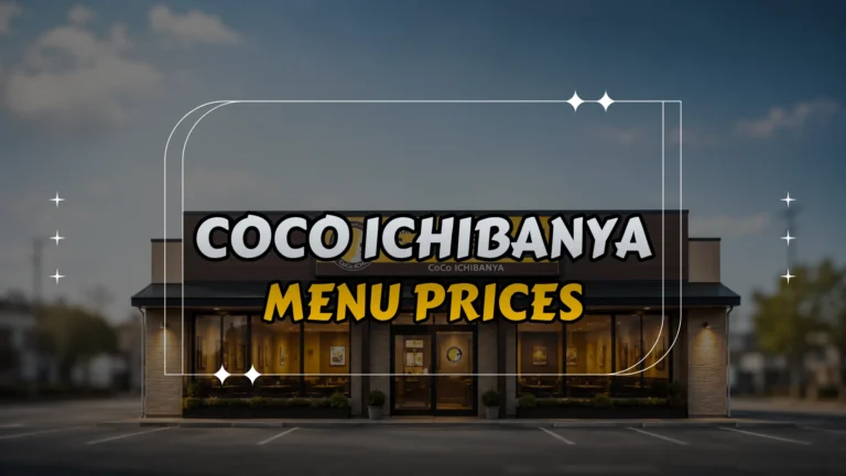 CoCo Ichibanya Menu Prices