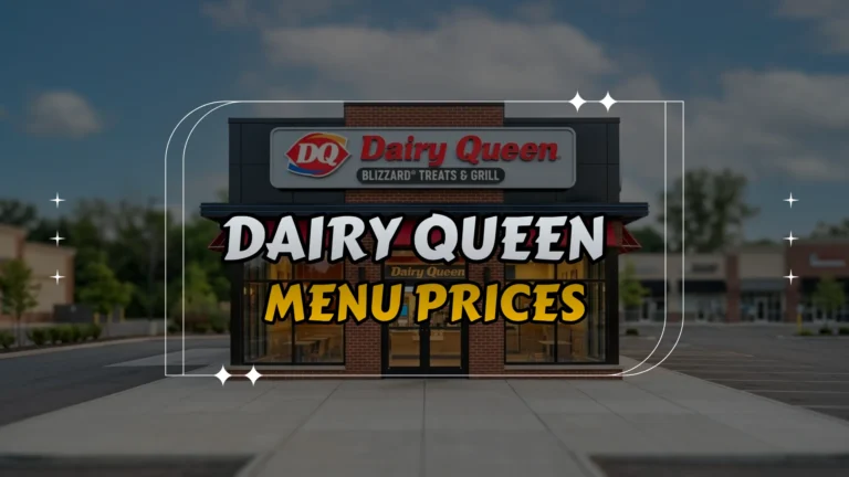 Dairy Queen Menu Prices