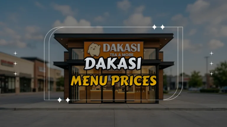 Dakasi Menu Prices