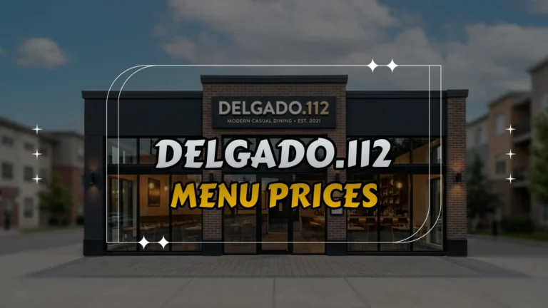 Delgado.112 Menu Prices