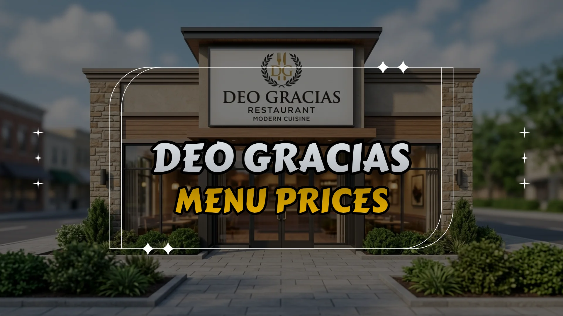 Deo Gracias Menu Prices