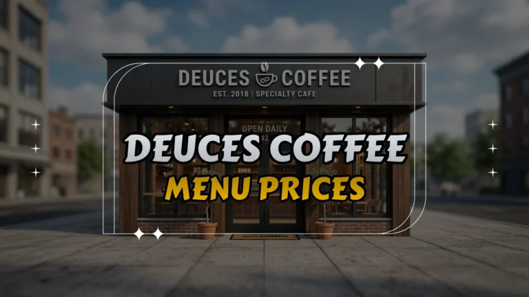 Deuces Coffee Menu Prices