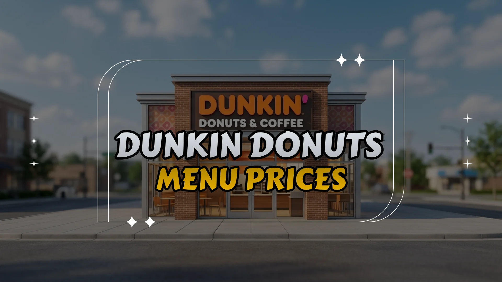 Dunkin Donuts Menu Prices