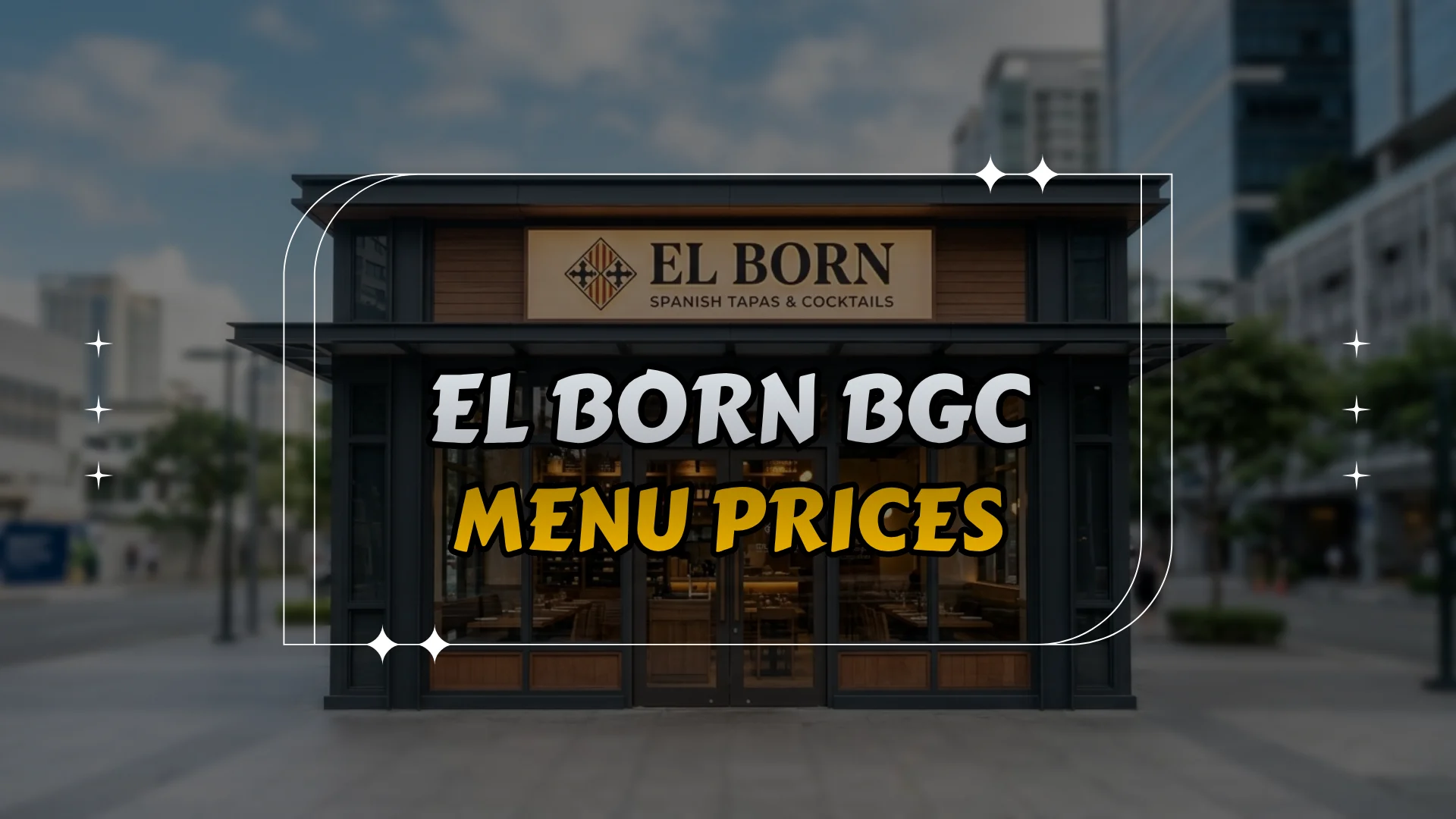 El Born BGC Menu Prices