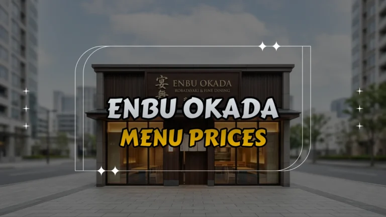 Enbu Okada Menu Prices