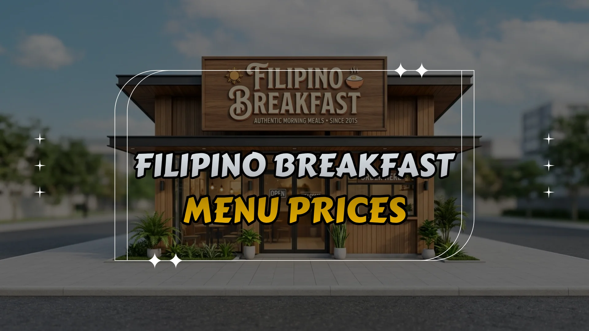 Filipino Breakfast Menu Prices