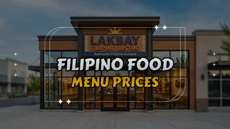 Filipino Food Menu Prices