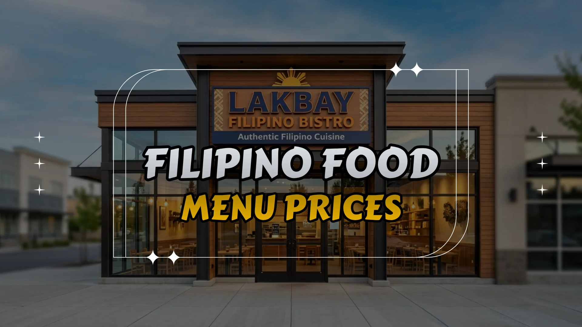 Filipino Food Menu Prices