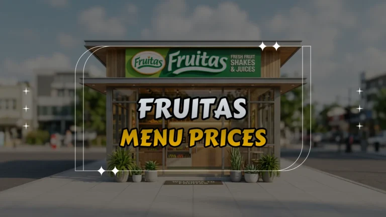Fruitas Menu Prices