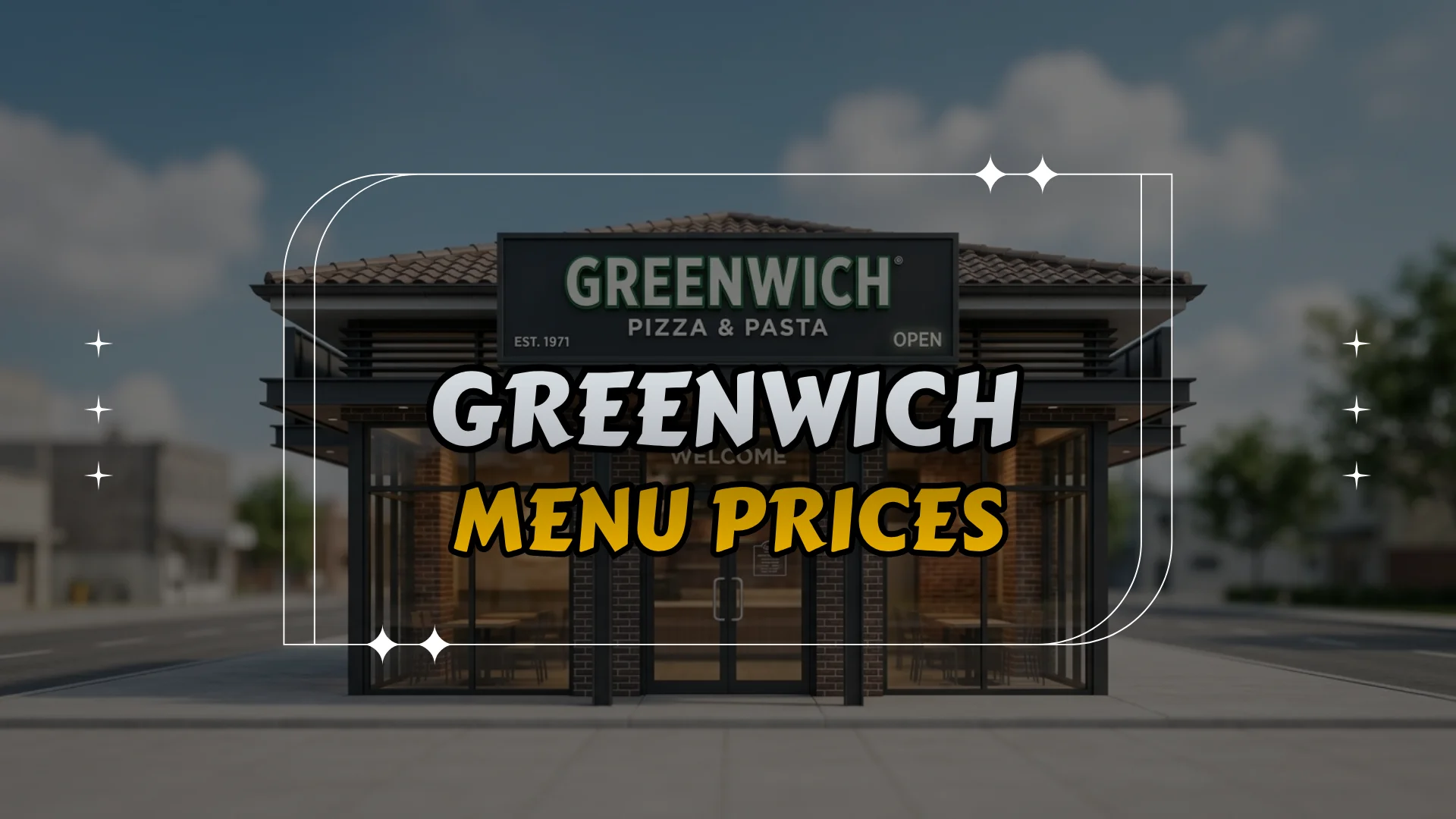 Greenwich Menu Prices