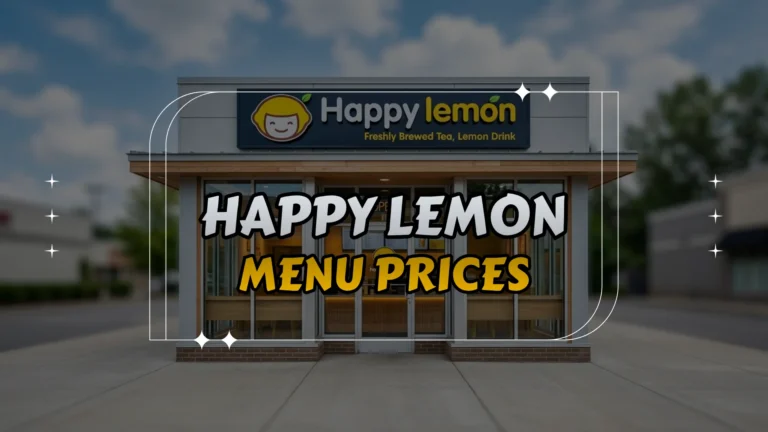 Happy Lemon Menu Prices