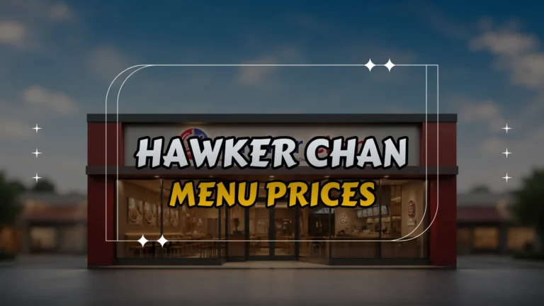 Hawker Chan Menu Prices