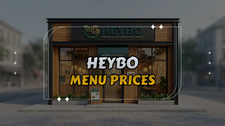 Heybo Menu Prices