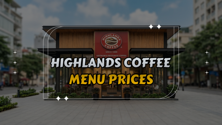 Highlands Coffee Menu Prices