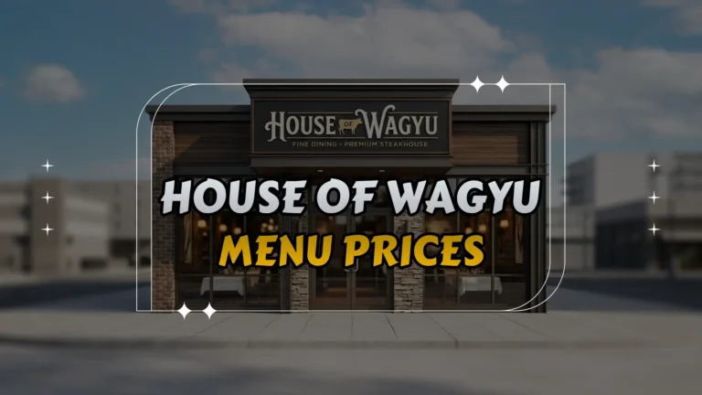 House of Wagyu Menu Prices