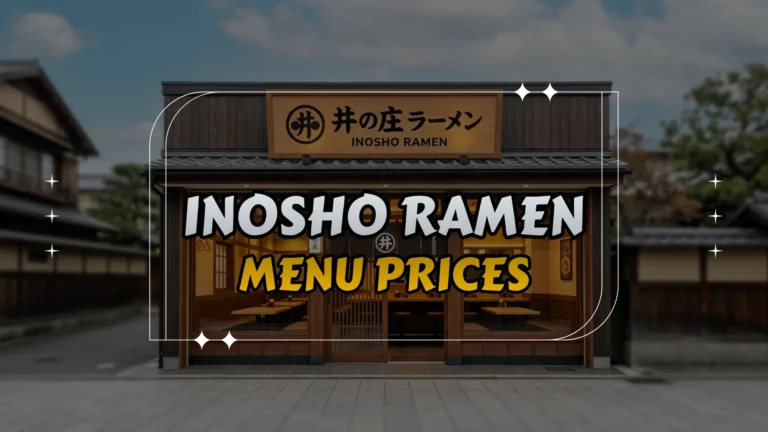 Inosho Ramen Menu Prices