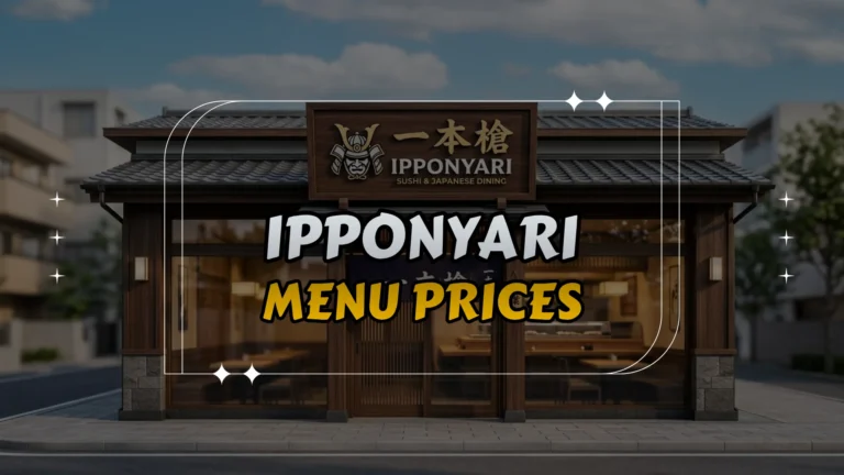 Ipponyari Menu Prices