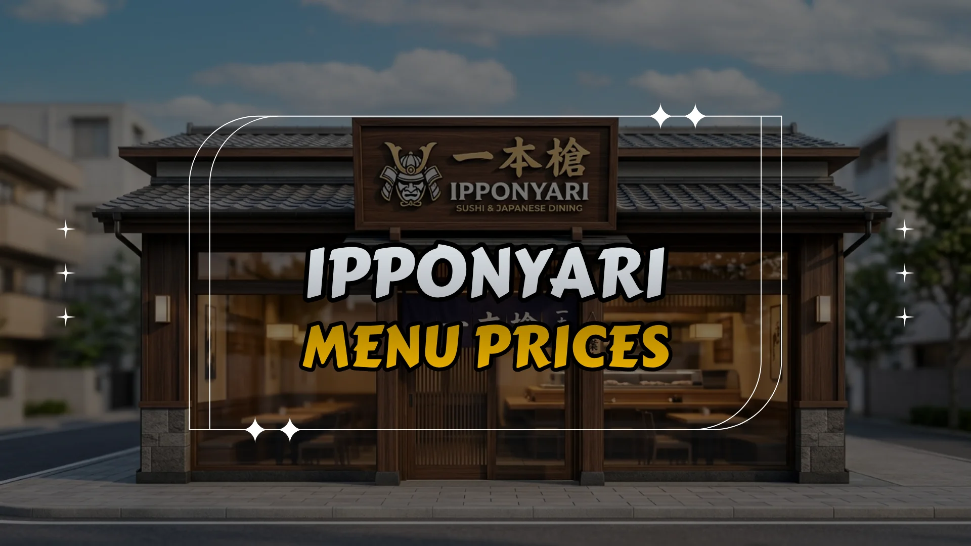 Ipponyari Menu Prices