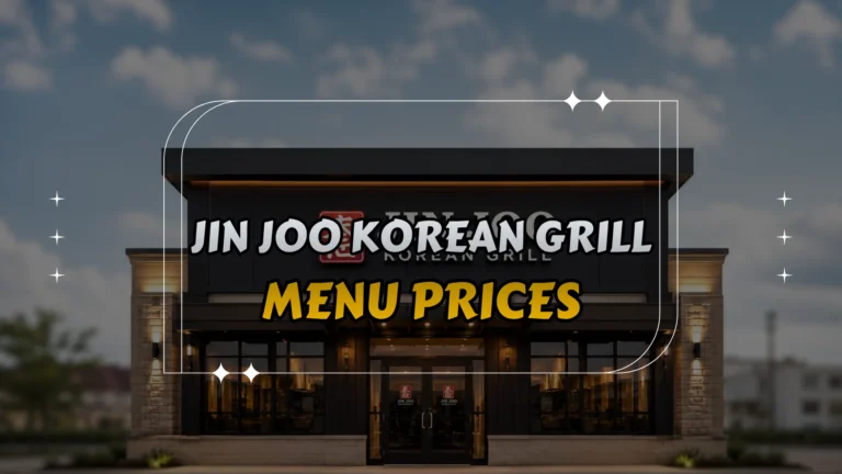 Jin Joo Korean Grill Menu Prices