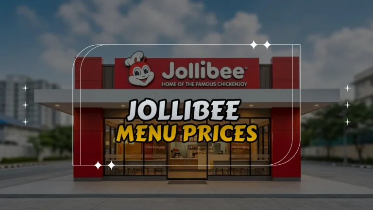 Jollibee Menu Prices