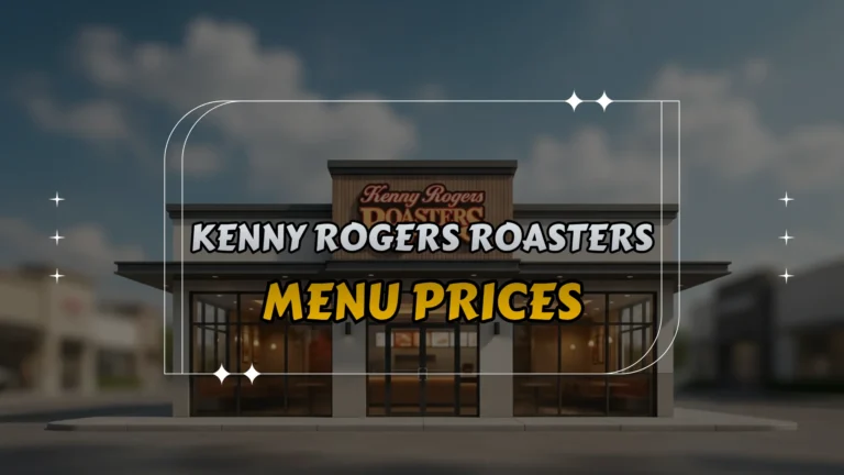Kenny Rogers Roasters Menu Prices