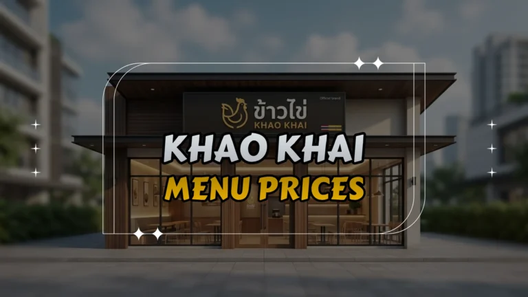 Khao Khai Menu Prices