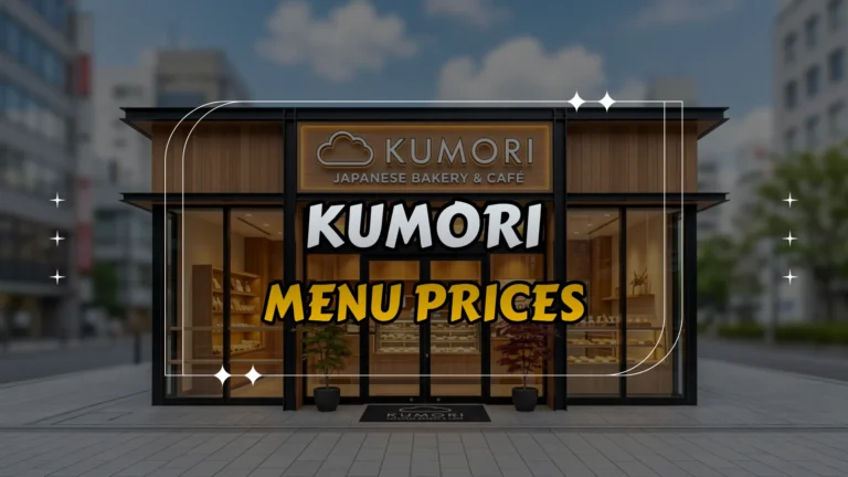 Kumori Menu Prices