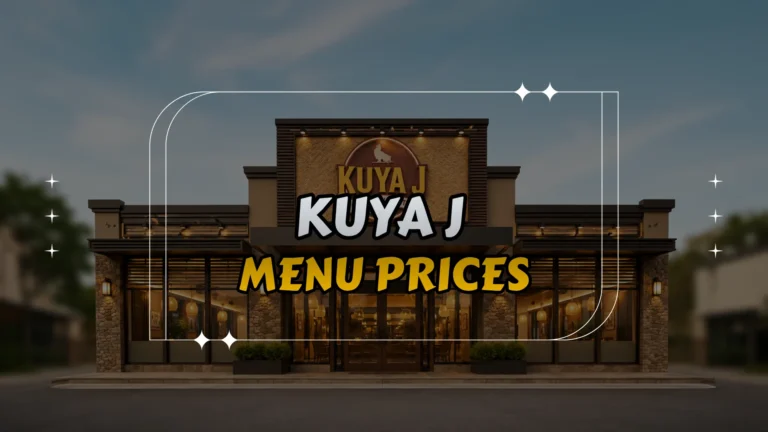 Kuya J Menu Prices