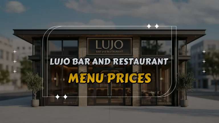 Lujo Bar and Restaurant Menu Prices