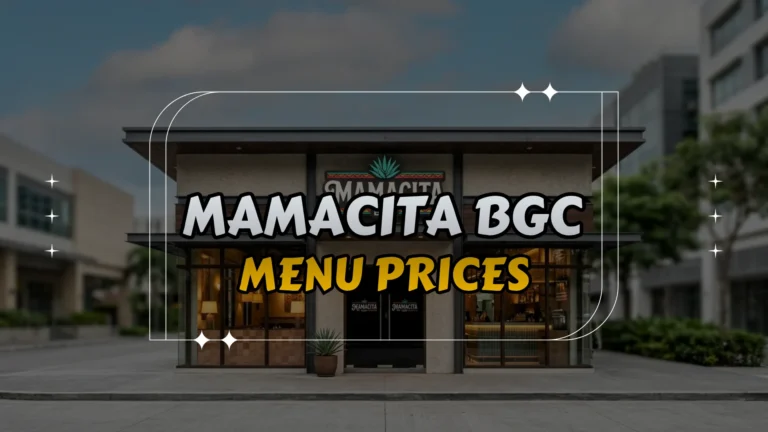 Mamacita BGC Menu Prices