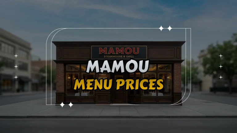 Mamou Menu Prices