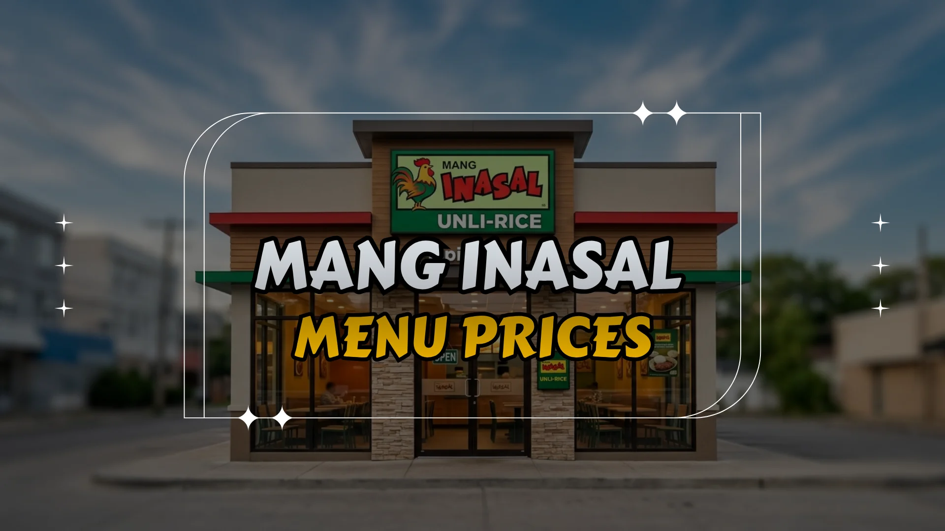 Mang Inasal Menu Prices