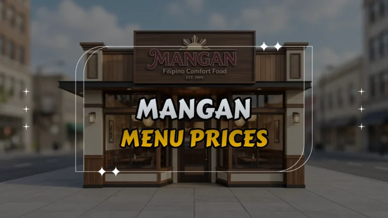 Mangan Menu Prices