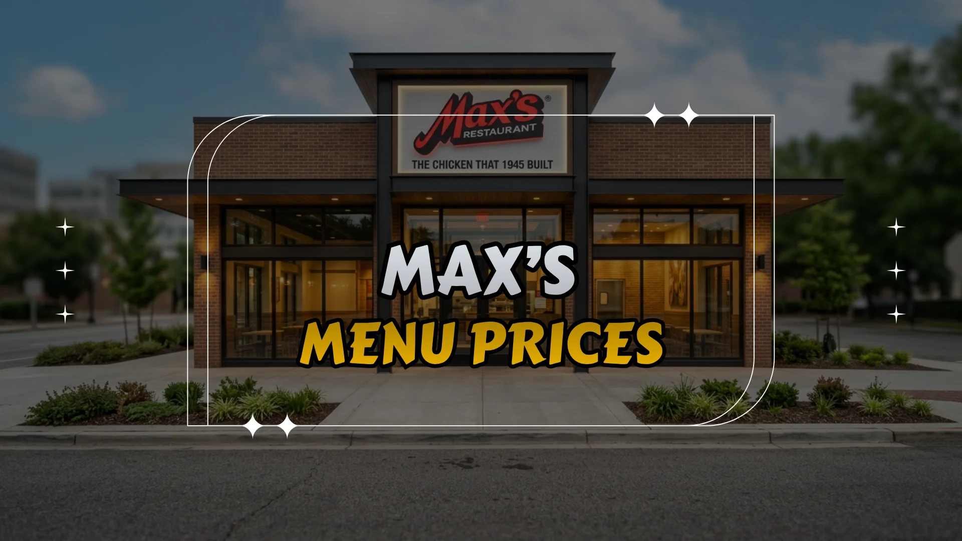 Max’s Menu Prices
