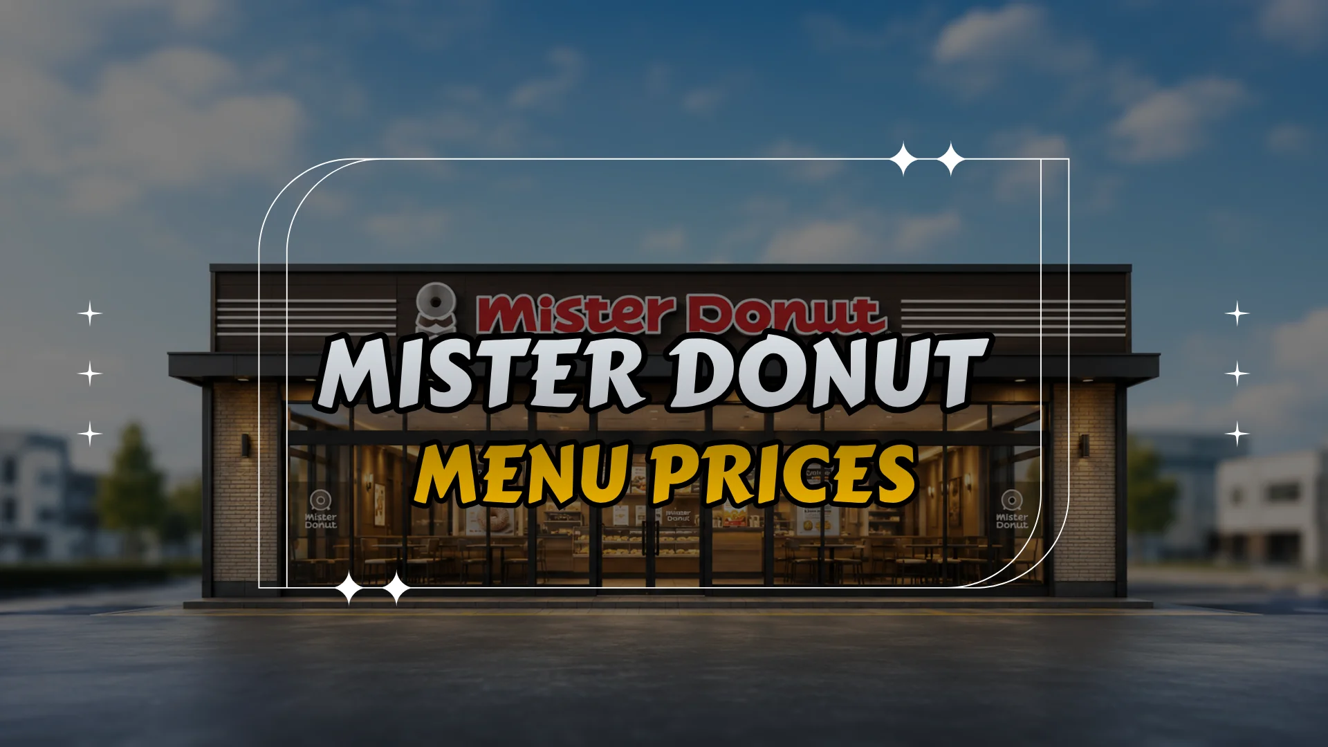 Mister Donut Menu Prices
