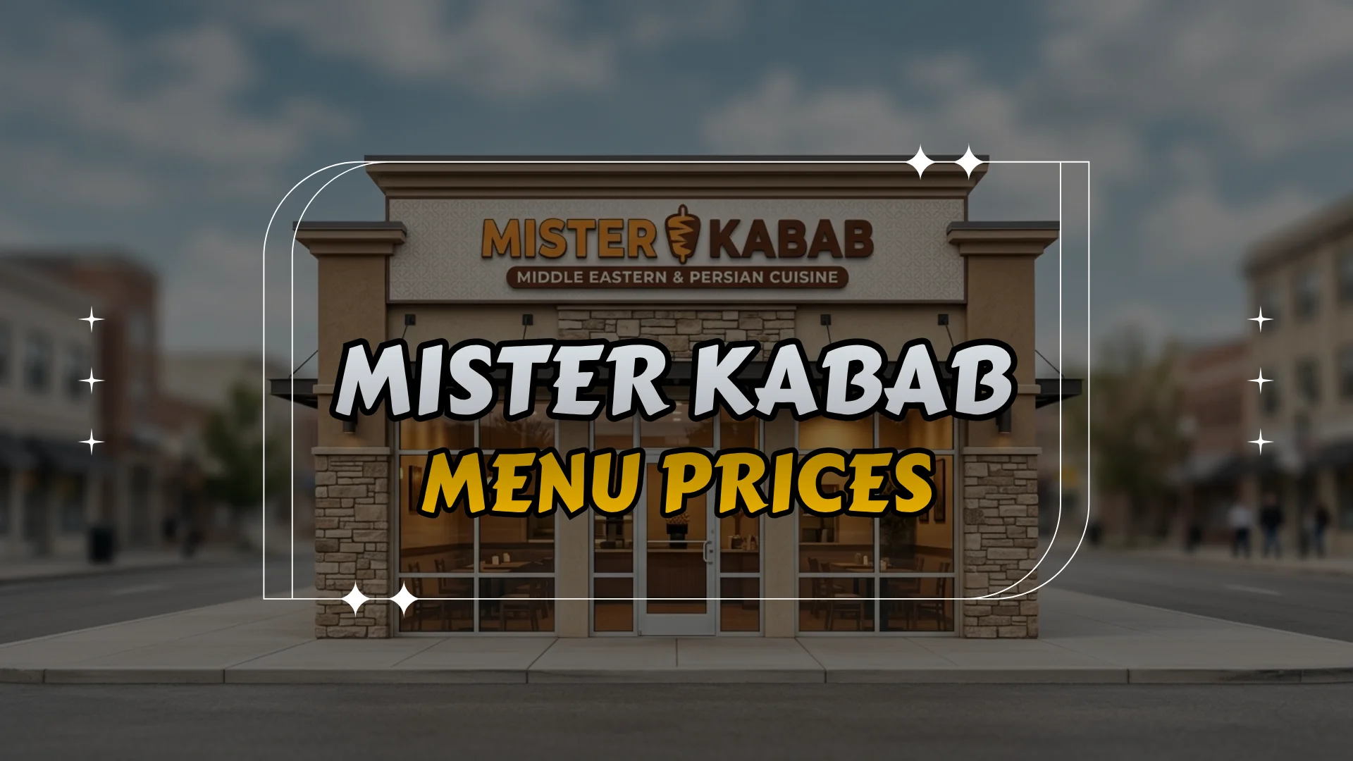 Mister Kabab Menu Prices