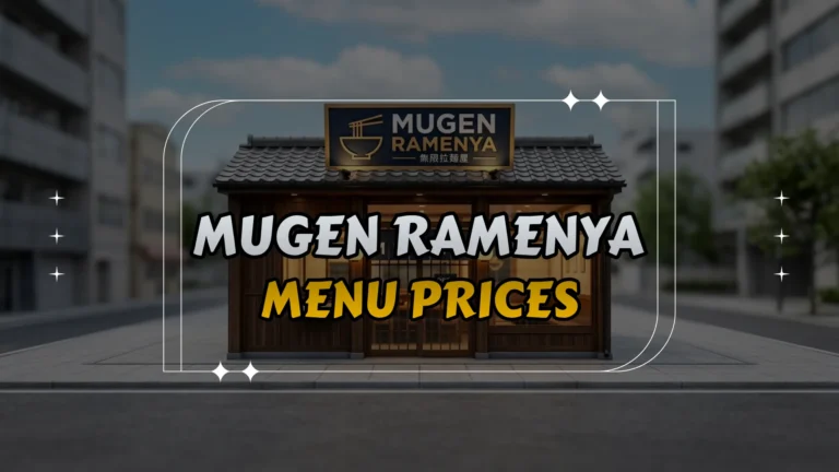Mugen Ramenya Menu Prices