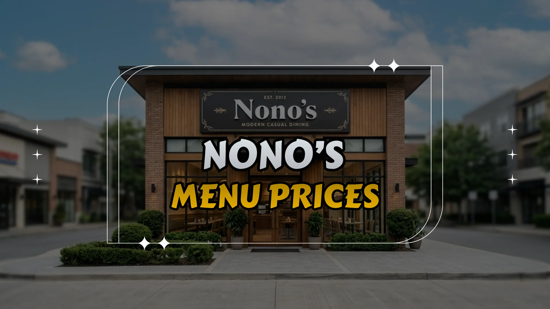 Nono’s Menu Prices